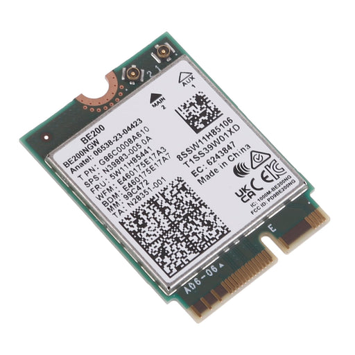 lanema WiFi 7 BE200 Networking Card Bluetooth-Compatible 5.4 TriBand 2.4G/5G/6GHz 8774Mbps BE200NGW M.2 Wireless Adapter WIFI7